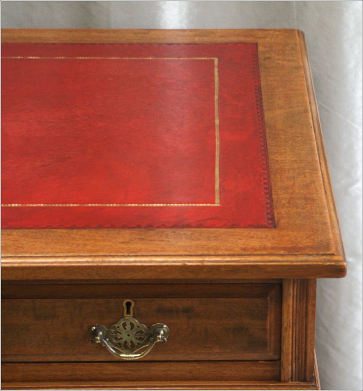 2033 Small Victorian Pedestal Desk - Shoolbred (7)